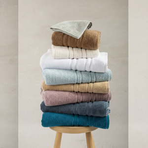 Serviette de bain de luxe 100% coton turc en peluche blanc confortable pour la douche-pour les hôtels - Product Image 1