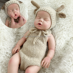 Muñeca <span class=keywords><strong>Reborn</strong></span> de 20 Pulgadas de Alta Calidad para Bebés Recién Nacidos, Muñeca Realista de <span class=keywords><strong>Silicona</strong></span> de Cuerpo Completo, Juguete Suave de Moda que Puede Beber y Orinar - Product Image 5