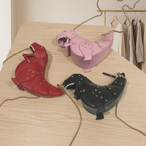 New Niche Lady Vintage Fashion PU Leather Dinosaur Customized Single Strap Shoulder/Crossbody Bag for Winter & Summer Daily Life - Product Image 3