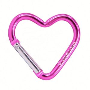 Llavero de Aluminio con Forma de Corazón Ligero con Logotipo Personalizado para Actividades Promocionales - Product Image 1