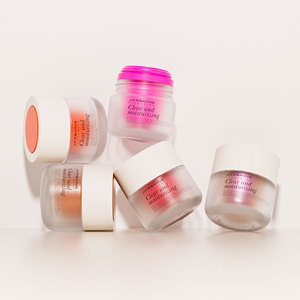 Sang Trọng Mới Đôi Tường Refillable Frosted Đầy Màu Sắc Skincare Kem Dưỡng Ẩm Mỹ Phẩm Thủy Tinh Kem Container Jar 50G Với Vít Cap - Product Image 1