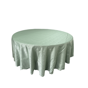 Nappe de <span class=keywords><strong>table</strong></span> ronde en polyester orange brûlé en gros pour les décorations de banquets de mariage - Product Image 2