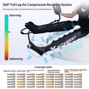Electric 8 Chamber Air Compression <b>Foot</b> <b>Massager</b> Multifunctional Airbag Leg Sleeve Sports Recovery Muscle Relief Fatigue Relax - Product Image 3