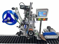 HOWANN Machine d'étiquetage horizontale électrique automatique haute vitesse pour petits flacons cryogéniques, pilotée par PLC, avec écran tactile et laser