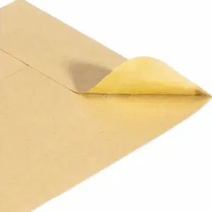 Wholesale OEM ODM Custom logo Kraft Paper mailer cardboard shipping postage Seal Water Glue Envelope Packaging Envelope