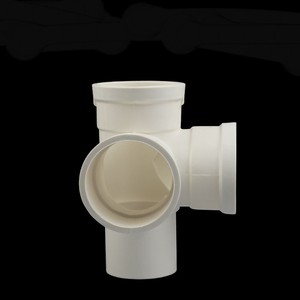 Mặt Phẳng Giảm PVC/Phụ Kiện Đường Ống Thoát Nước PVC Bốn Chiều Ba Chiều Dưới Sự Co Lại Bên Trong Ống Thẳng - Product Image 3
