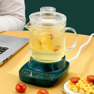 Glass Electric Kettle DA-045 1000W Below With Lid Heat Resistant For Tea Making Boiling Water Mini Stewing Cup - Product Image 4