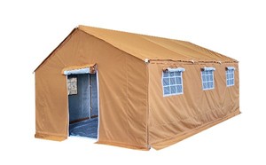 Tente de camping portable double couche pour l'extérieur, en aluminium et tissu Oxford nylon, avec cadre carré en acier, deux portes, pour 2 personnes, été S - Product Image 3