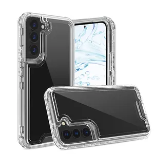 Convient Pour La Coque De Telephone Portable For Samsung S22 Plus Transparent Et Resistant Aux Chutes