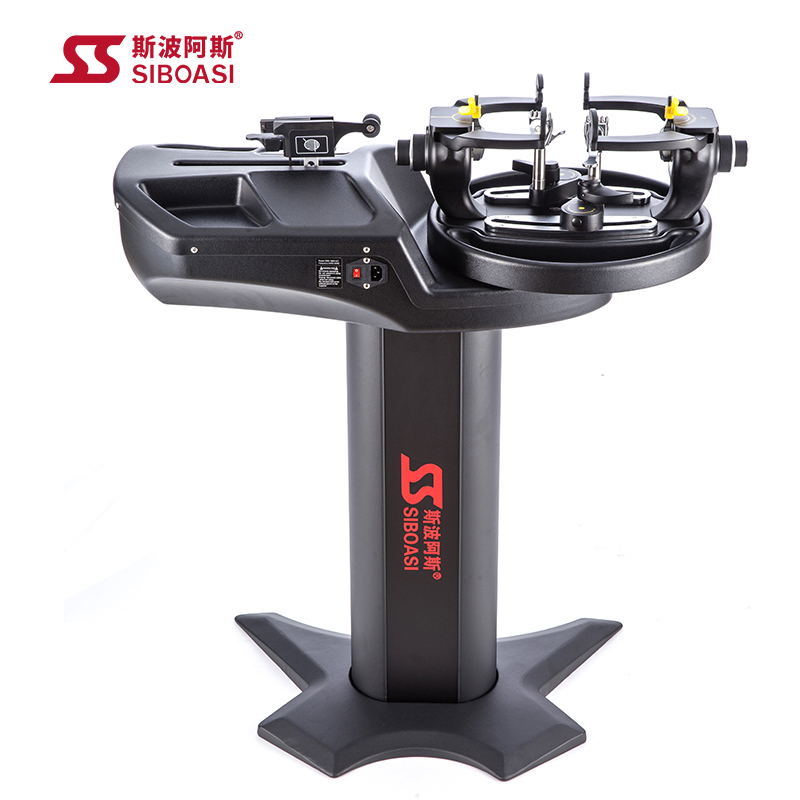 Erfahrener Siboasi-Hersteller S2169 Halbautomat ische Besaitung maschine für Badminton schläger****^^^^ https://www.siboasi.com