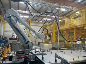 Robot Automatico per Saldatura a Punti Industriale, Risparmia Manodopera e Garantisce la Consistenza della Saldatura, per Produzione di Massa nella Lavorazione dei Metalli - Product Image 1