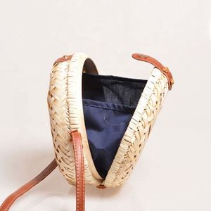 Sac à bandoulière longue, mini sac bandoulière, sac à main rond ajouré en rotin, sac à main en bambou pour femme, jeune femme, fille, shopping, vacances, tenue - Product Image 6