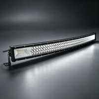 Barre lumineuse LED incurvée de 42 pouces, 540W, 5000LM, 12-24V, IP67, faisceau combiné spot et large, pour conduite tout-terrain, camion, SUV, VTT, 4x4, rénovation/amélioration