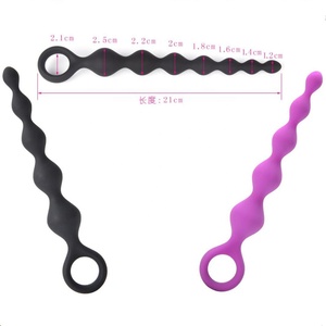 <span class=keywords><strong>Precio</strong></span> de fábrica de China muestra gratis de alta calidad de silicona G-spot estimular juguetes extra largo 7 Cuentas <span class=keywords><strong>anales</strong></span>. - Product Image 2