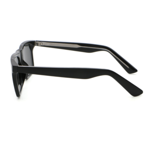 Özel Retro polarize güneş gözlüğü Unisex erkekler kadınlar kare çerçeve degrade lensler güneş gözlüğü - Product Image 4
