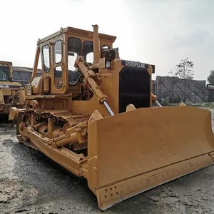 Inşaat makineleri kedi buldozer D8K orijinal japonya d8k d7h d7g kullanılan buldozerler