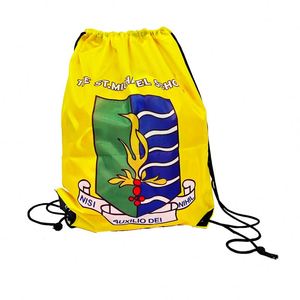 Women High Quality 100% Polyester Shopping <strong>Draw</strong> Stringbags - Product Image 2