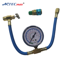 AC.135.1194 Kit d'outils pour véhicules R134a avec raccord femelle 1/2" ACME RH et raccord mâle 1/4" SAE auto-perforant, Tuyau de recharge de réfrigérant pour climatisation automobile