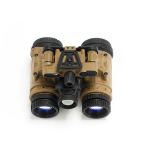 Jumelles de vision nocturne tactiques à double objectif, dispositif d'imagerie thermique, couleur beige, utilisation en extérieur - Product Image 4