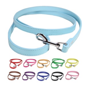공장 도매 개 가죽 끈 저렴한 PU 소재 애완 동물 고양이 개 가죽 끈 - Product Image 4