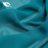 Tissu en Chiffon Georgette 100D en Polyester Couleur Unie Séchage Rapide Broderie de Luxe Respirant Dense Écologique Jupes pour Filles