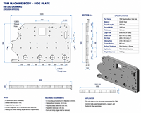 Fabrication sur mesure de plaques latérales massives |   Usinage CNC de grandes enveloppes pour équipements miniers surdimensionnés