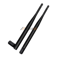 Personnalisation dBi, 700-2700MHz Canard SMA Mâle, 2G 3G GSM GPRS 4G LTE, Antenne de Communication SMA