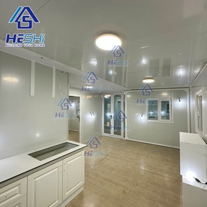 直销预制折叠式20英尺40英尺可扩展集装箱房屋预制销售住宅2、4、5卧室预制房屋 - Product Image 4