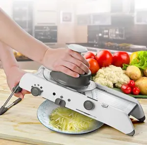 Mandoline Slicer Professionele Rasp Met Roestvrijstalen Messen Groentesnijder Instelbare Dikte