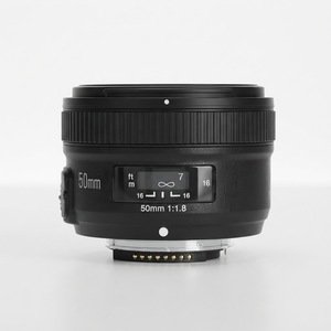 แฟชั่น YONGNUO YN 50 มม.F/1.8 AF เลนส์ YN50 มม.รูรับแสงเลนส์โฟกัสอัตโนมัติสำหรับกล้องนิคอน D3100 D5000D 5500 D3400 DSLR กล้อง - Product Image 6