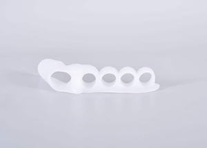 Semelles intérieures en gel de silicone respirantes à succès, modèle 46, pour hommes et femmes, séparation des orteils, protection des pieds pour <span class=keywords><strong>hallux</strong></span> <span class=keywords><strong>valgus</strong></span> - Product Image 4