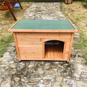 SDD006 desain baru morden jaulas para galline kotak anjing rumah anjing terisolasi kayu