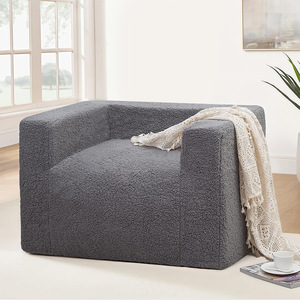 โซฟาเบดแบบโมดูลาร์ทรงสี่เหลี่ยมสไตล์มินิมอลทันสมัย บรรจุโฟม เหมาะสำหรับเด็ก สัตว์เลี้ยง ทารก ผู้ใหญ่ และผู้สูงอายุ - Product Image 1