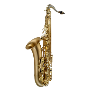 Saxophone ténor professionnel Huayun Musical Instruments, corps en bronze doré, tube de col en cuivre blanc - Product Image 1