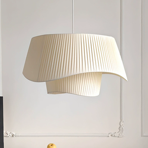 <span class=keywords><strong>Luminaire</strong></span> suspendu en tissu à double niveau de style vintage français pour salon, chambre à coucher, lustres, lampes suspendues - Product Image 2