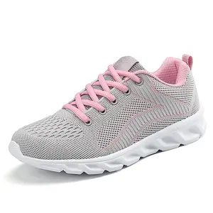 Wholesale Custom Cheap Breathable Fashion Zapatos Sport Casual Sneakers Running Outdoor Shoes For Women Size 41