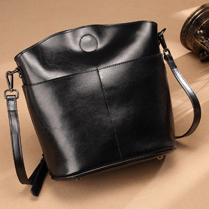 Bolso Bandolera de Cuero Vacuno Suave, Impermeable, con Cierre de Cremallera, Diseño Retro Simple, Gran Capacidad para Mujer - Product Image 6