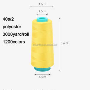 Venta al por Mayor Hilo de Coser de Poliéster de Alta Velocidad 40s/2 3000 Yardas/Rollos para Ropa Bolsos y Cuero - Product Image 4