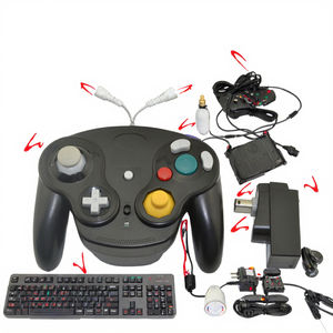 Microsoft PC Game <b>Controller</b> with Wired Joystick and Vibration Motor Comfortable Handle Design - Product Image 3