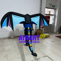 Costume de dragon gonflable Offre Spéciale costume gonflable de Dragon Year avec des ailes
