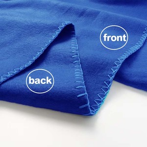 بطانيات هدايا ترويجية بالجملة بالجملة-بطانيات بوليستر بألوان مختلفة رخيصة مريحة-شعار مطرز مخصص - Product Image 3