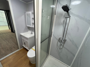 Casa Container Espandibile in Acciaio da 20 Piedi, Edificio Mobile Prefabbricato, <span class=keywords><strong>Villa</strong></span> o Appartamento con 2 o 3 Camere da Letto (Possibilità di Equipaggiamento Tetto/Terrazza) - Product Image 6