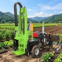 Machine de forage hydraulique très vendue pour puits d'eau de 100m/200m, équipement de forage de puits d'eau hydraulique pour sols