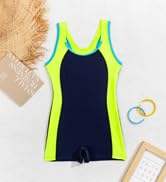 Maillot <span class=keywords><strong>de</strong></span> <span class=keywords><strong>bain</strong></span> une pièce athlétique noir uni pour juniors jeunes femmes taille 6-16 Pro pratique Shorts plage natation Sexy impression - Product Image 6