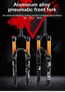 Accessoires de vélo IRONDONKEY 26 / 27,5 / 29 M30 Fourche de <span class=keywords><strong>suspension</strong></span> de montagne avec amortissement de rebond en alliage de magnésium et d'aluminium - Product Image 6