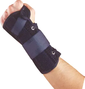 High quality polyester aluminum compression pain relief wrist band wrist support brace wrist splint