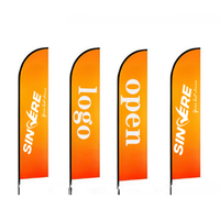 Offre Spéciale personnalisé plage plume publicité drapeaux économique promotionnel personnalisé pas cher plume bannières