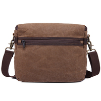Sac à bandoulière rétro en toile et cuir pour appareil photo reflex numérique, vente en gros, pour hommes et femmes, avec quincaillerie métallique