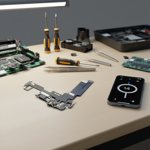 Cable flexible con conector Lightning y micrófono para iPhone 14 - Product Image 3