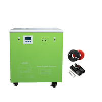 Système de générateur d'énergie solaire étanche IP54 avec protection contre les surcharges de batterie LiFePO4 1,5 kW WON-W1-1AP1500W pour les commerces